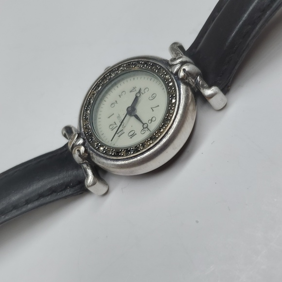 Vintage Fossil ES8646 Watch Black Leather Band - Picture 9 of 12